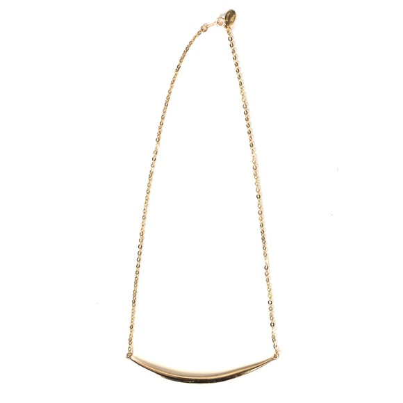 ✨HPx3!✨NWT Jennifer Tuton Gold Bar Necklace - Picture 3 of 6